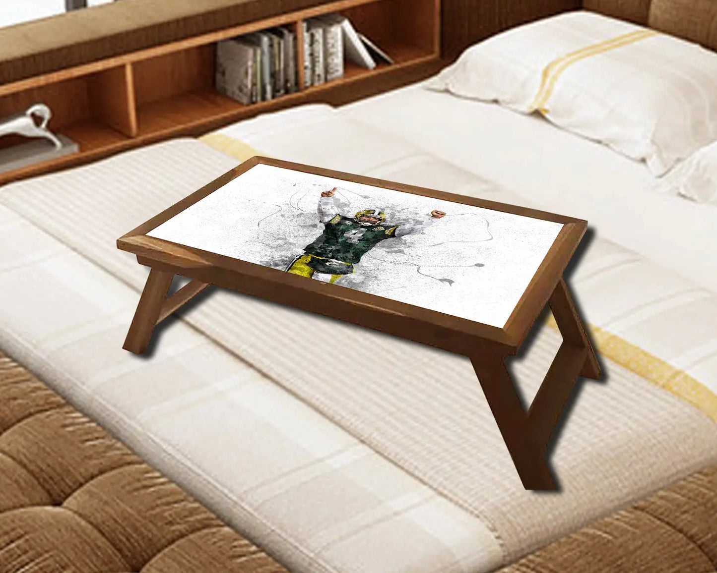 Brett Favre Splash Effect Coffee and Laptop Table 