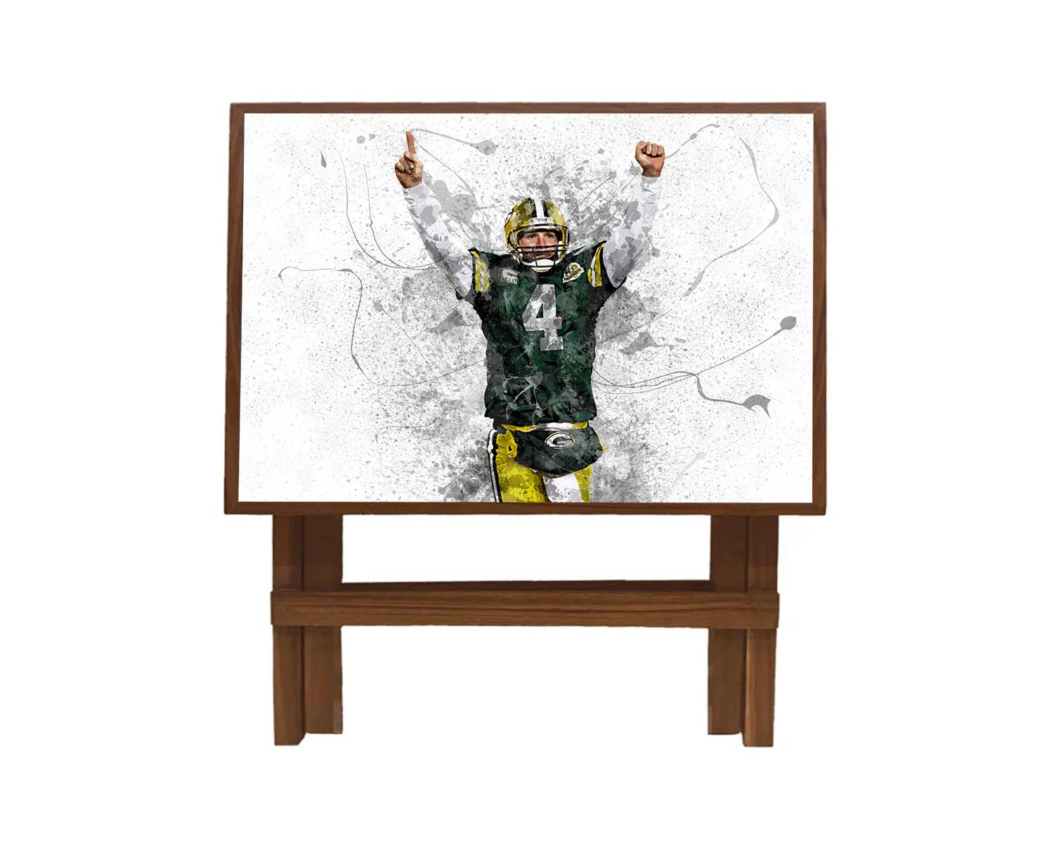 Brett Favre Splash Effect Coffee and Laptop Table 