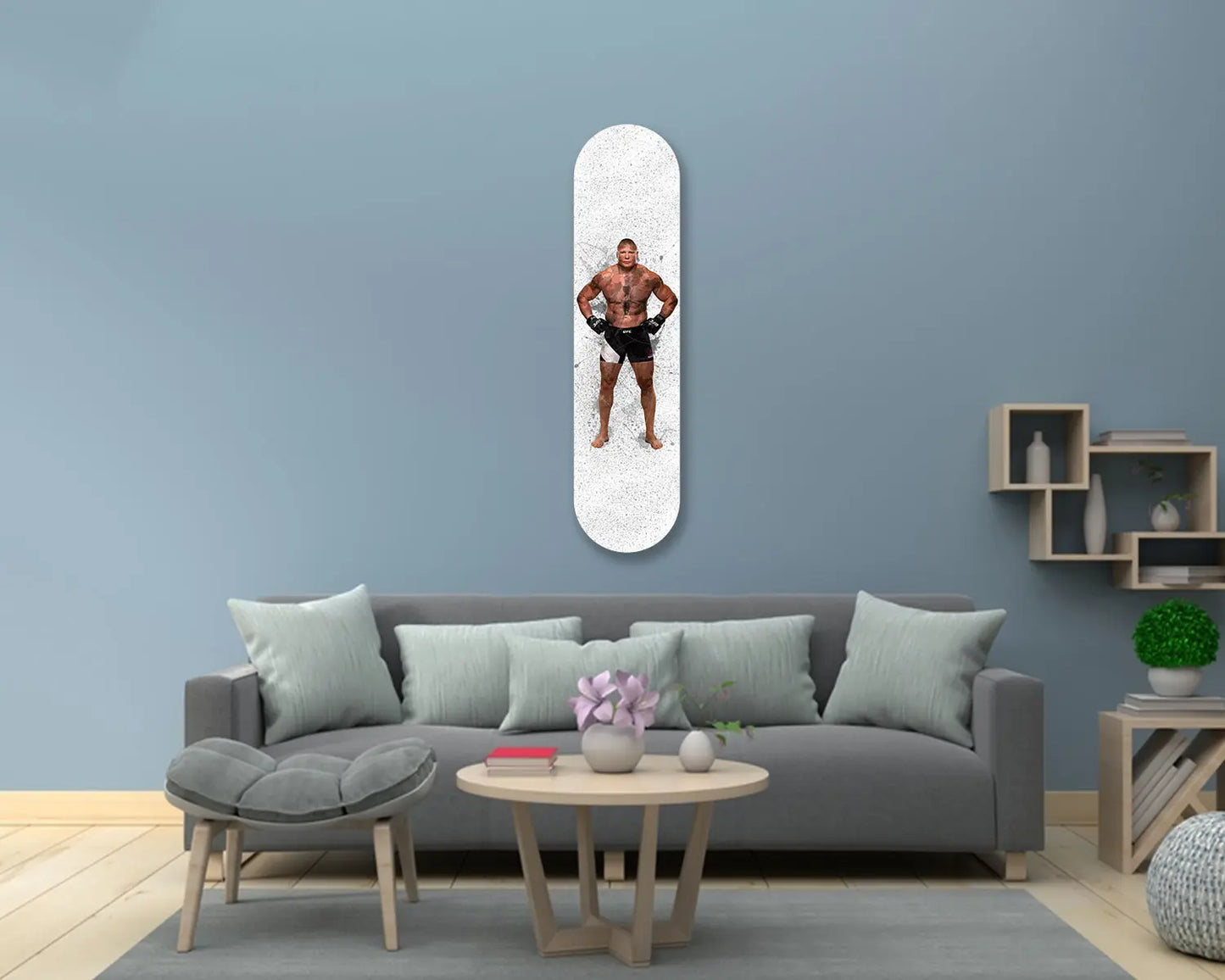 Brock Lesnar Acrylic Skateboard Wall Art 