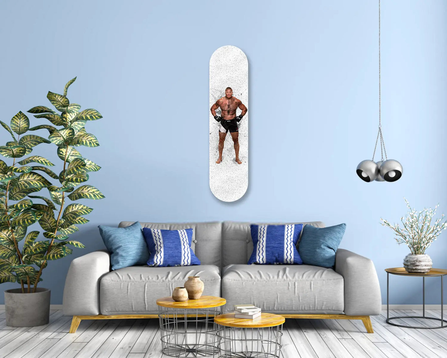 Brock Lesnar Acrylic Skateboard Wall Art 