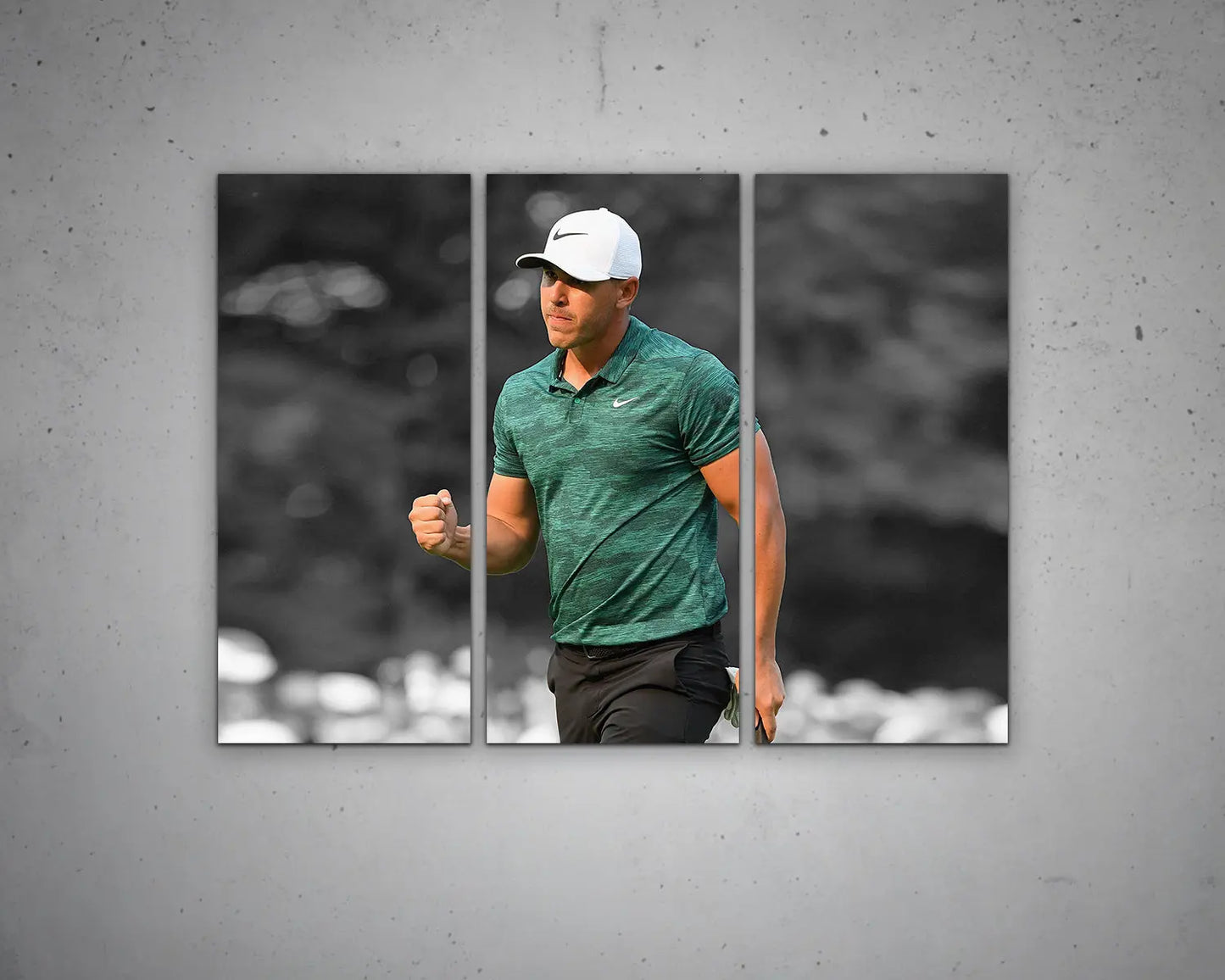 Brooks Koepka Black & White Canvas Art 
