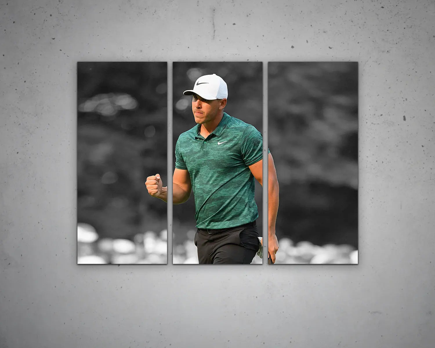 Brooks Koepka Black & White Canvas Art 