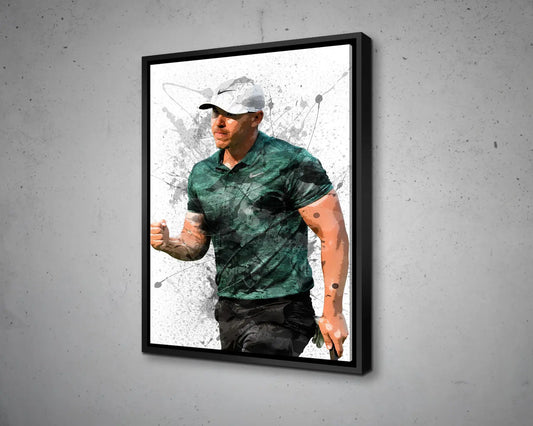 Brooks Koepka Splash Effect Canvas Art 