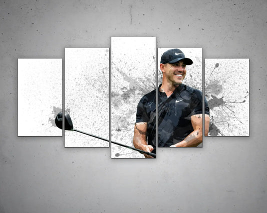 Brooks Koepka Splash Effect Canvas Art