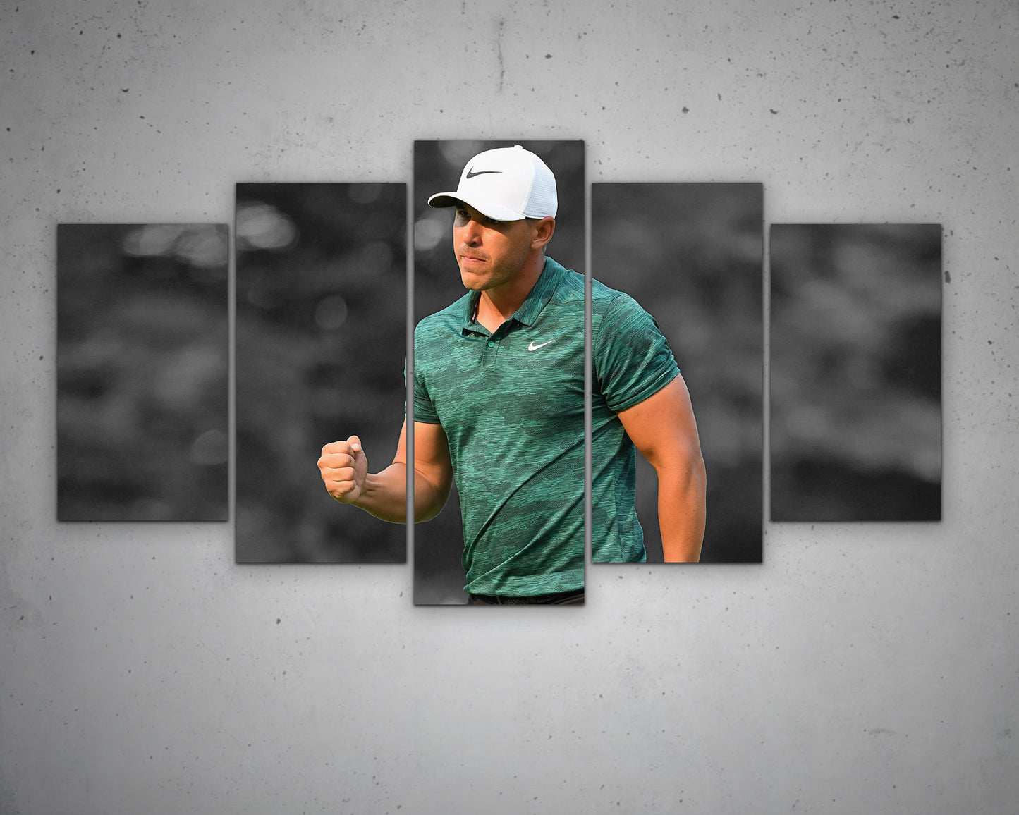 Brooks Koepka Black & White Canvas Art 