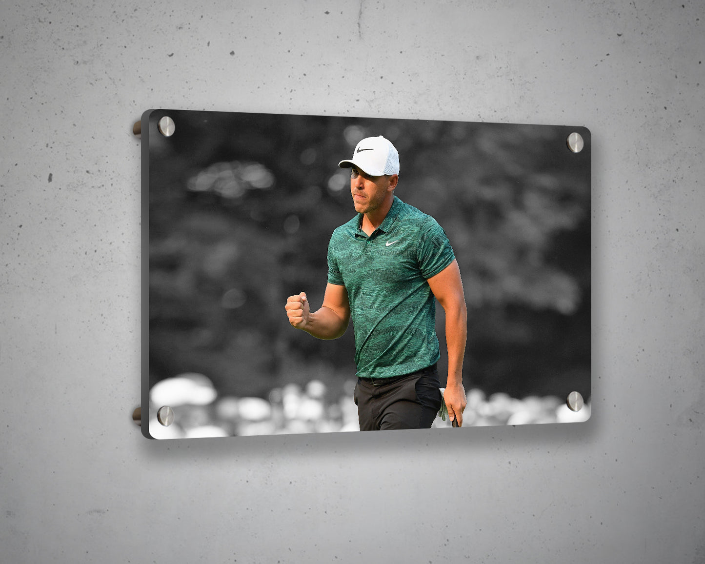 Brooks Koepka Black & White Canvas Art 