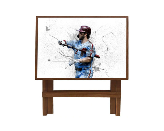 Bryce Harper Splash Effect Coffee and Laptop Table 