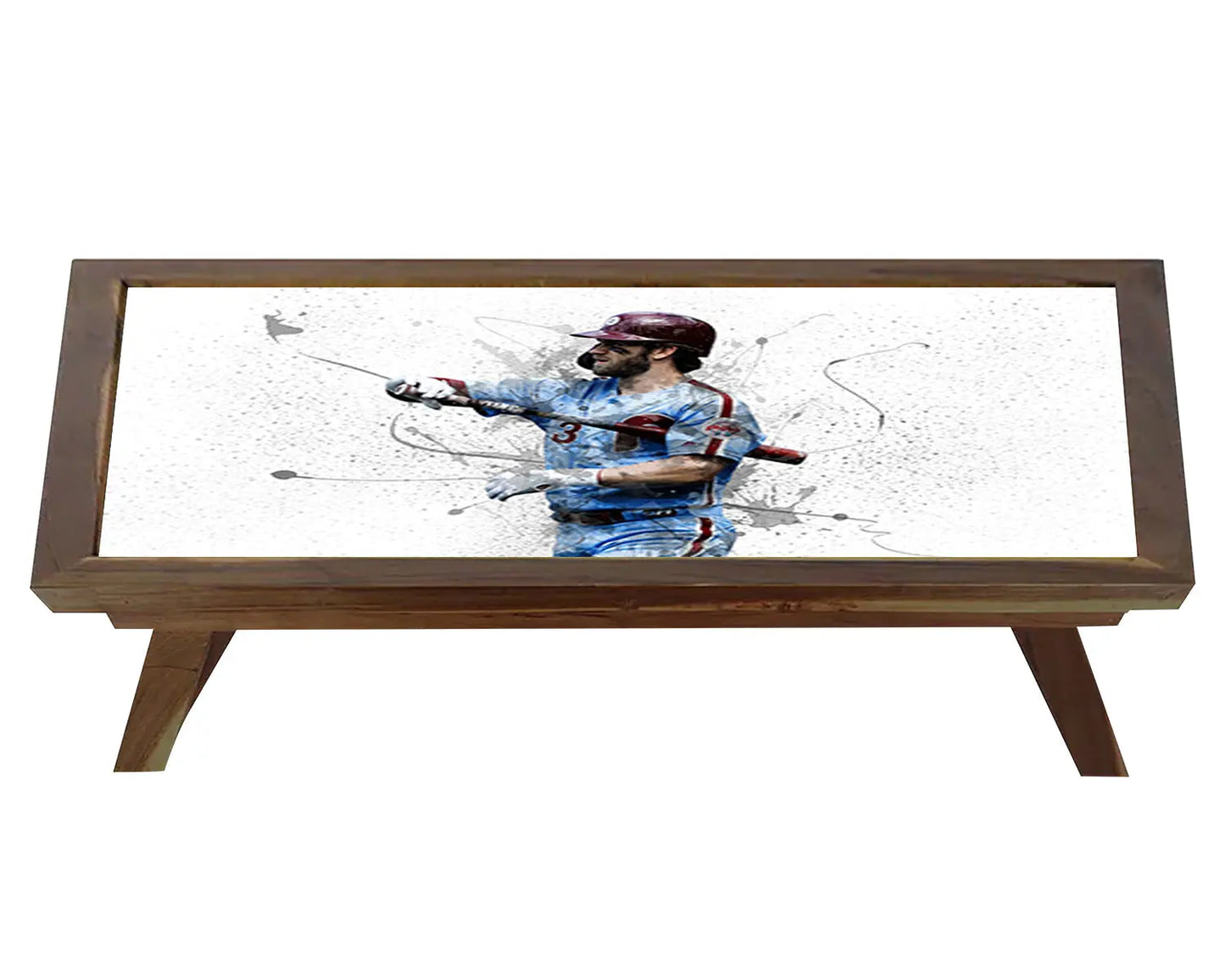 Bryce Harper Splash Effect Coffee and Laptop Table 