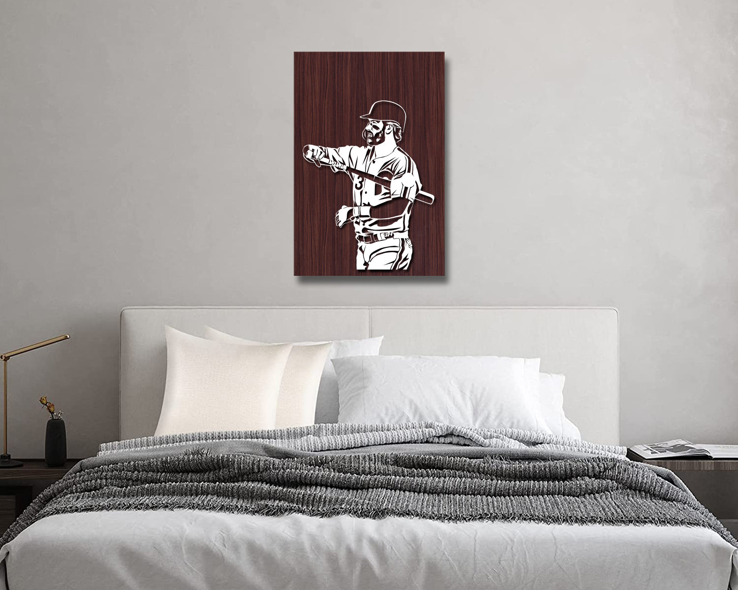 Bryce Harper LED Wooden Decal 