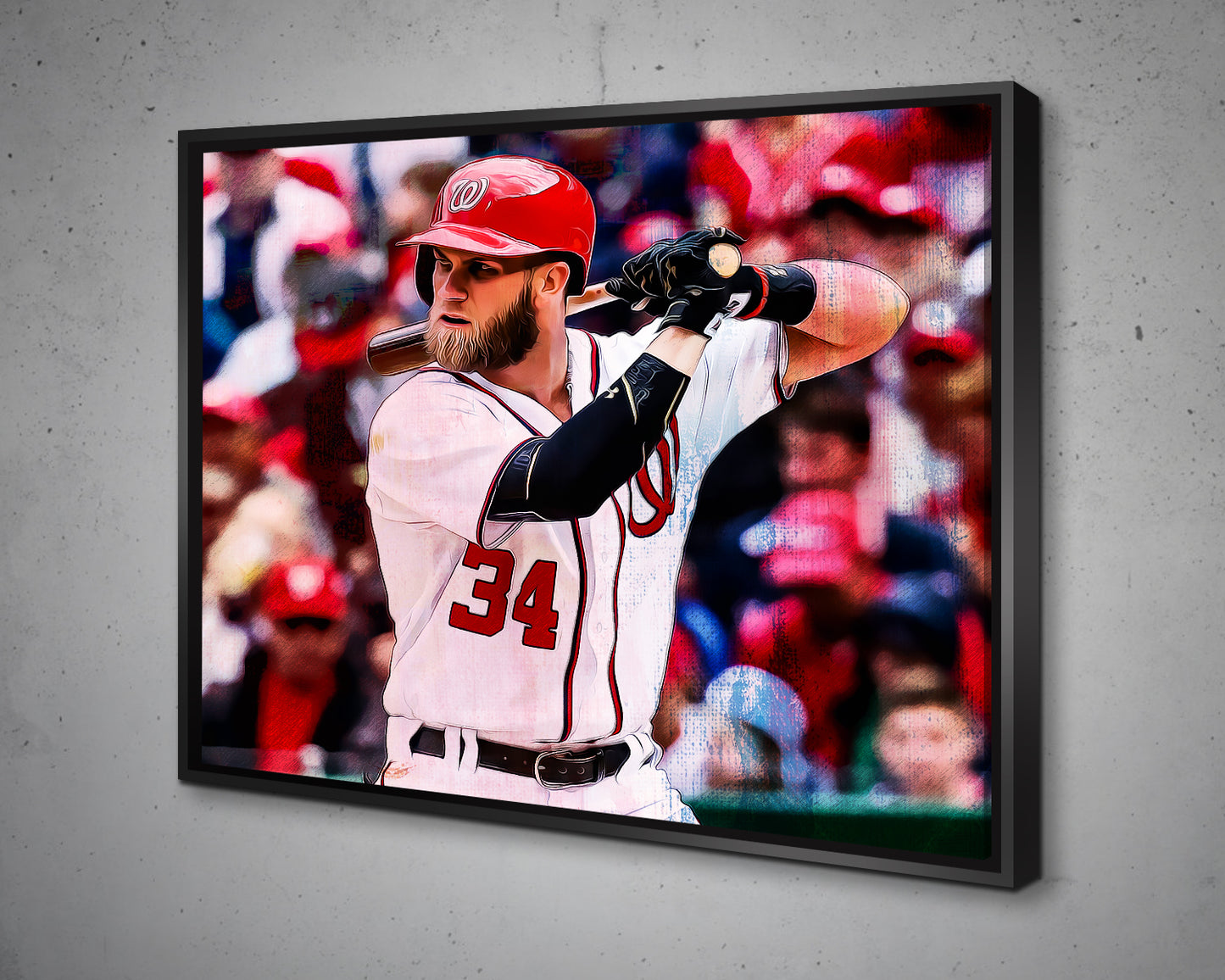 Bryce Harper Multicolour Wall Art 