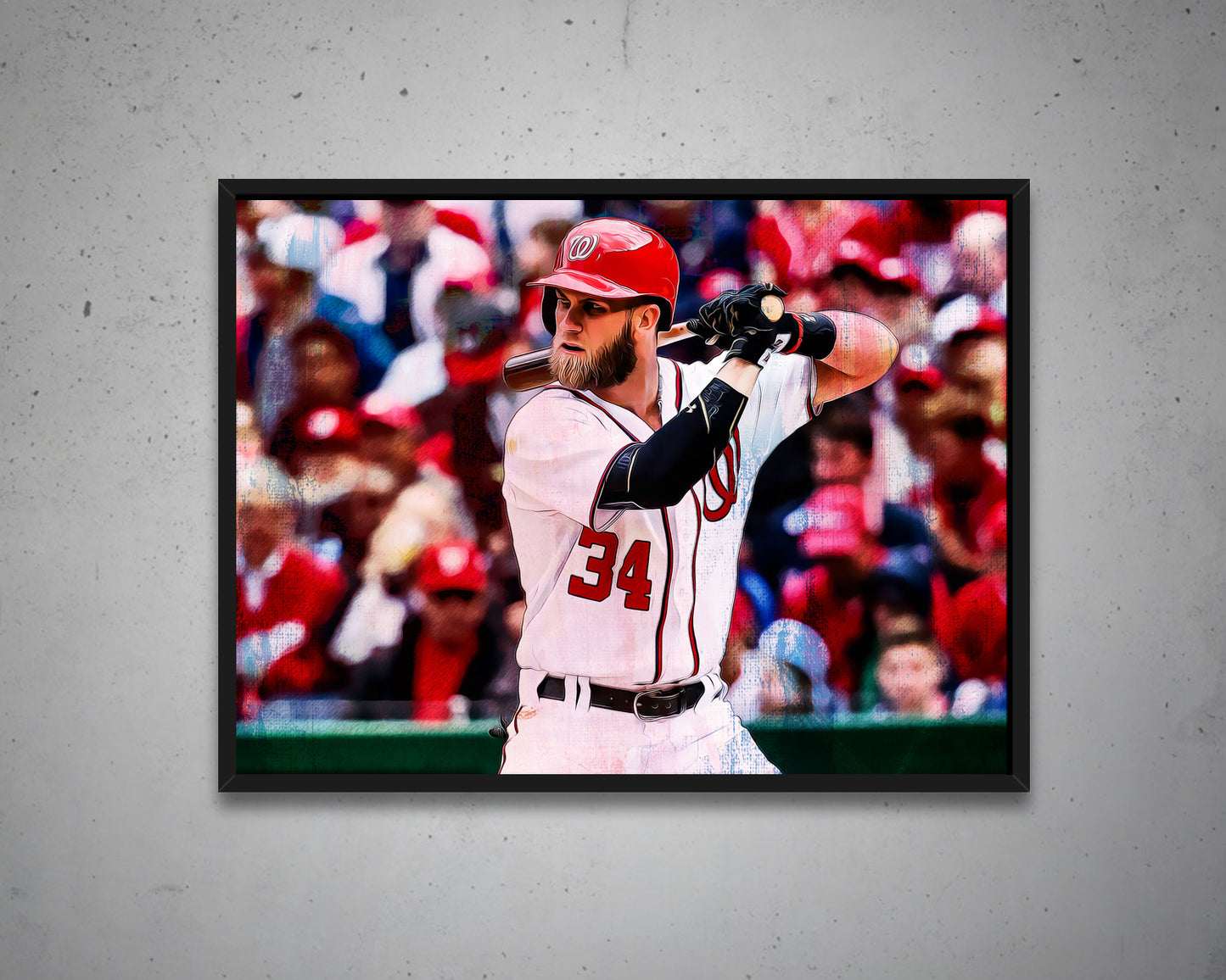 Bryce Harper Multicolour Wall Art 