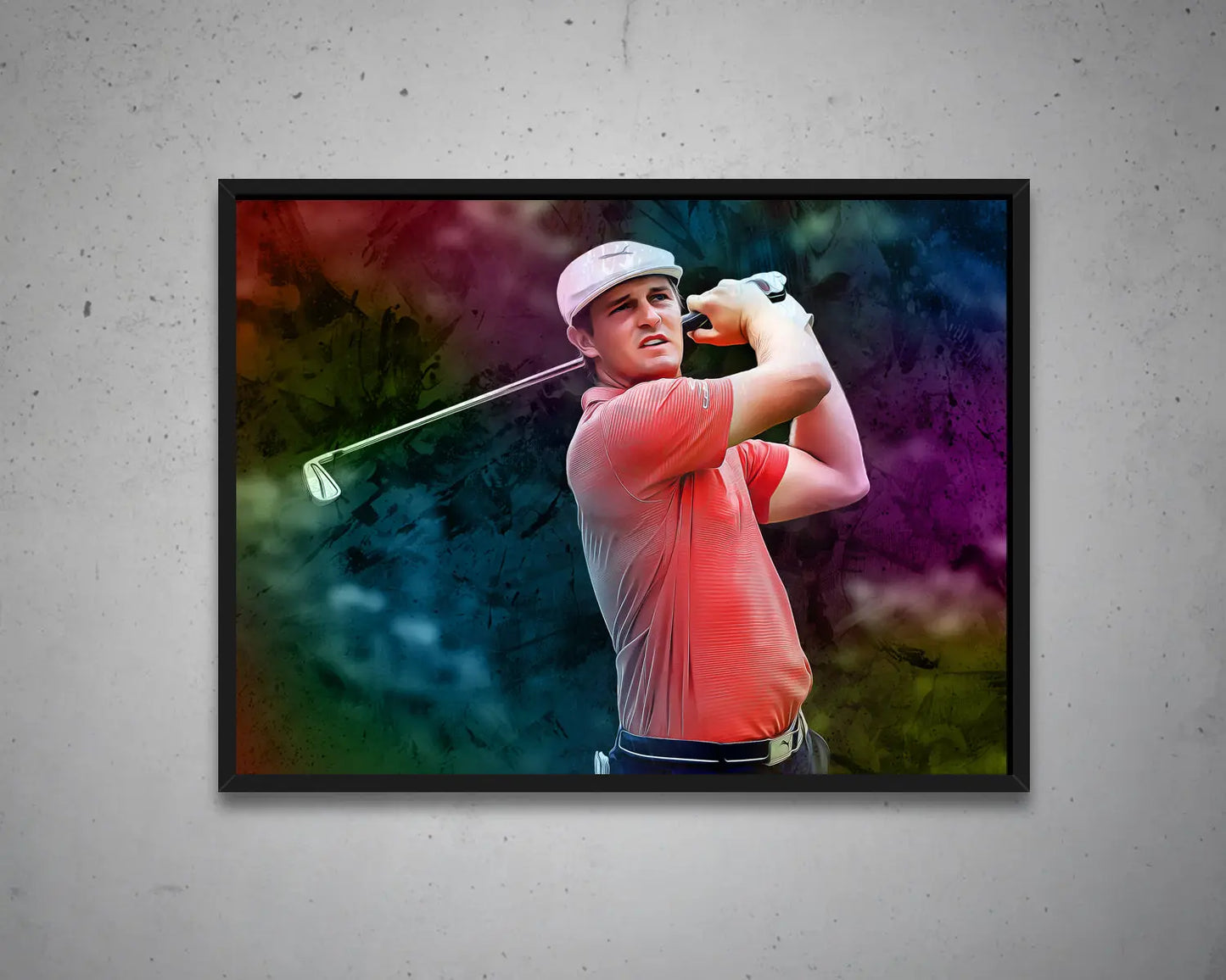 Bryson DeChambeau Multicolour Wall Art 