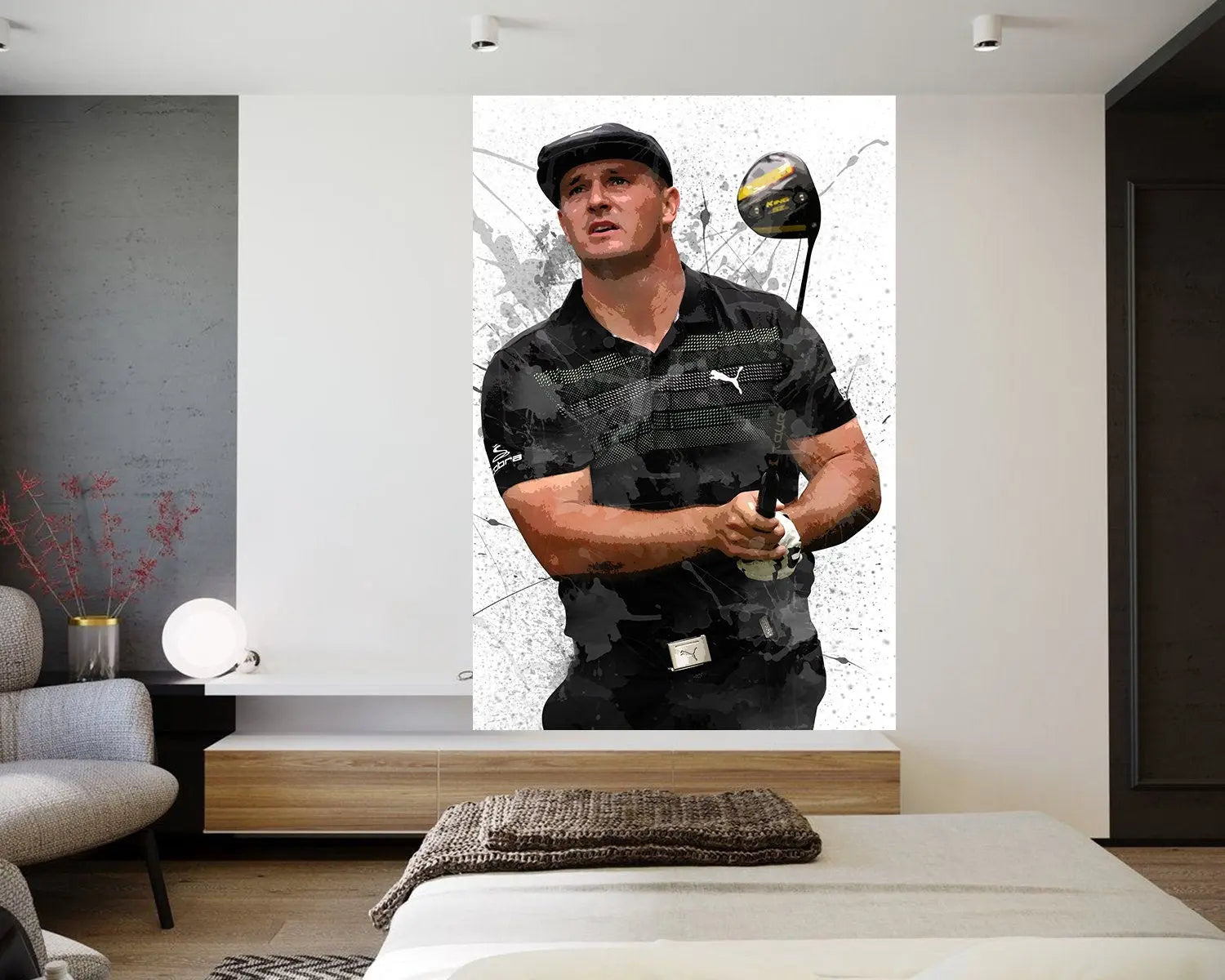 Bryson DeChambeau Splash effect Wallpaper 