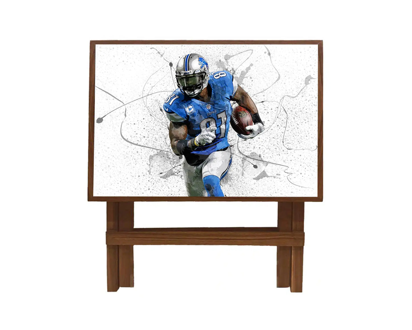 Calvin Johnson Splash Effect Coffee and Laptop Table 