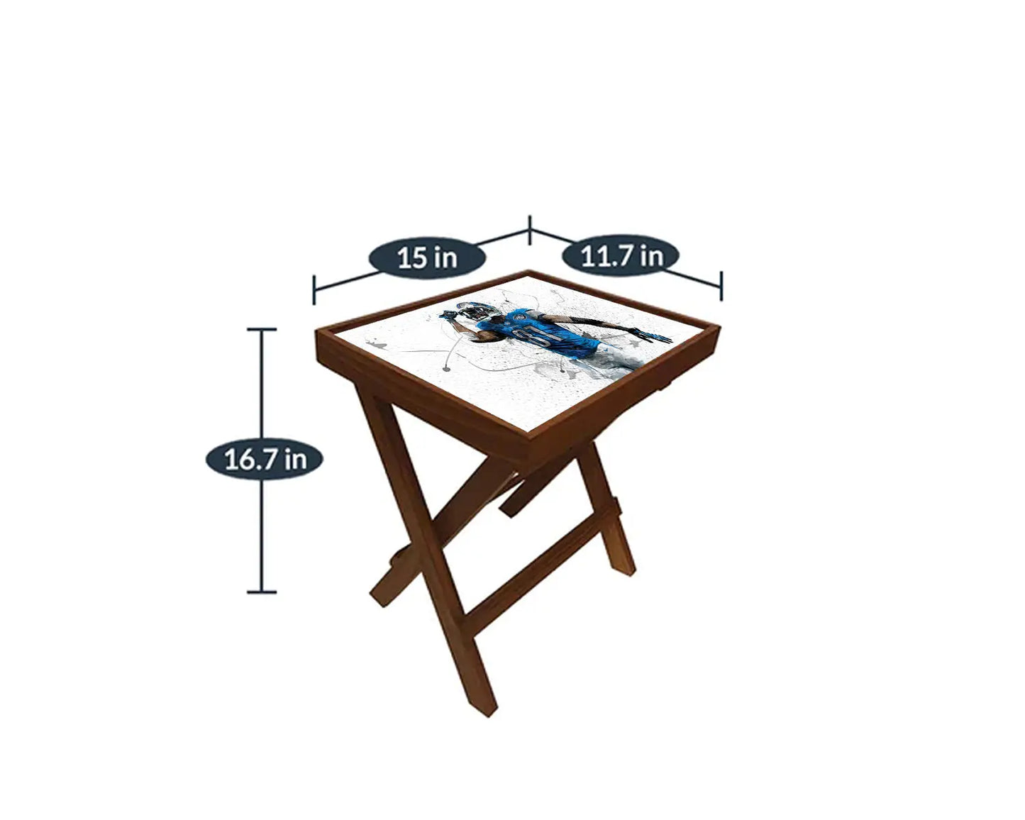 Calvin Johnson Splash Effect Coffee and Laptop Table 