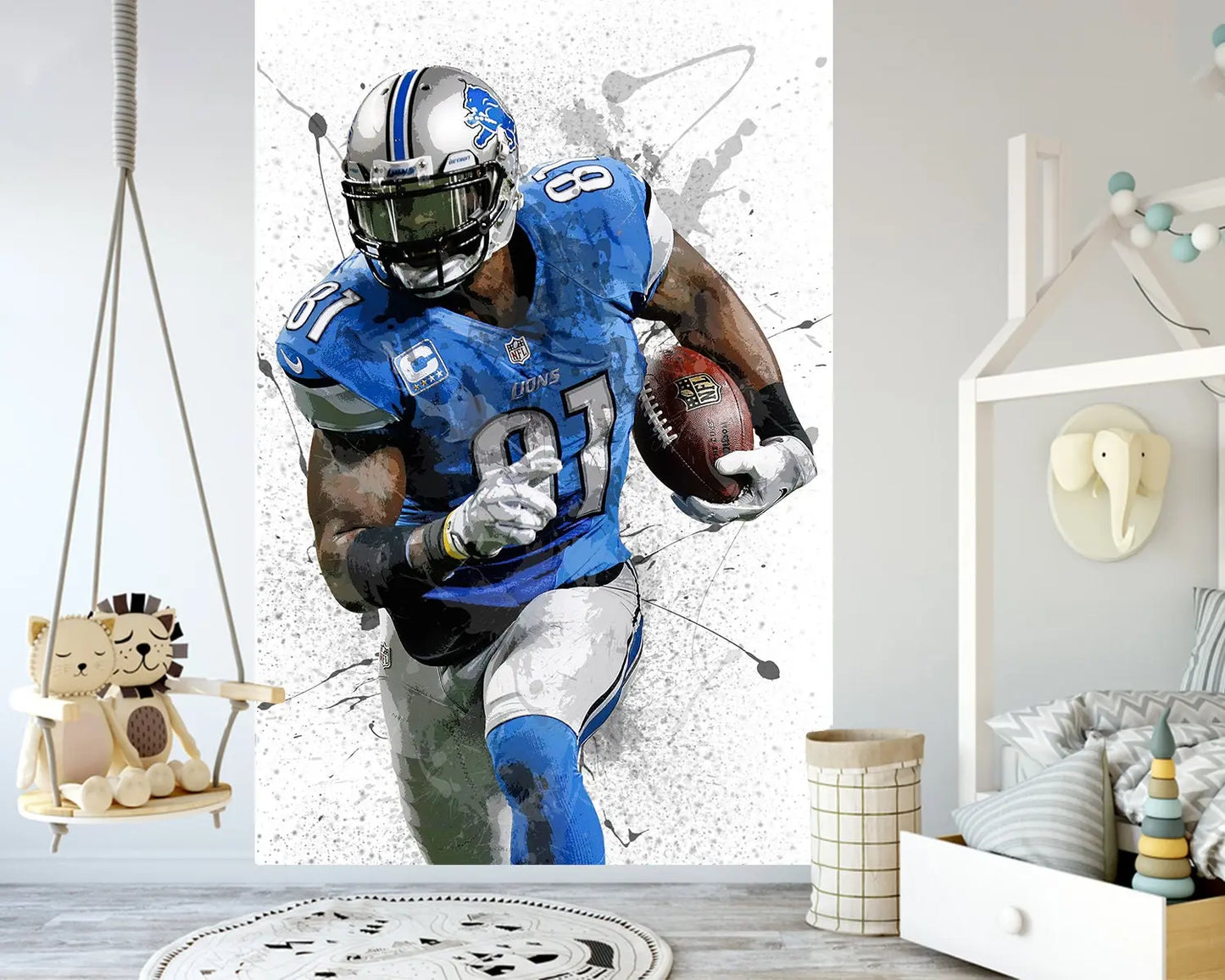 Calvin Johnson Splash Effect Wallpaper 