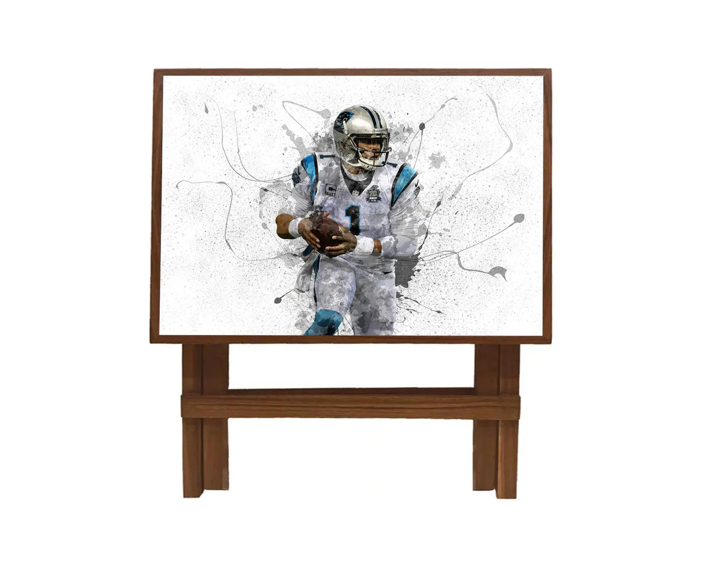 Cam Newton Splash Effect Coffee and Laptop Table 