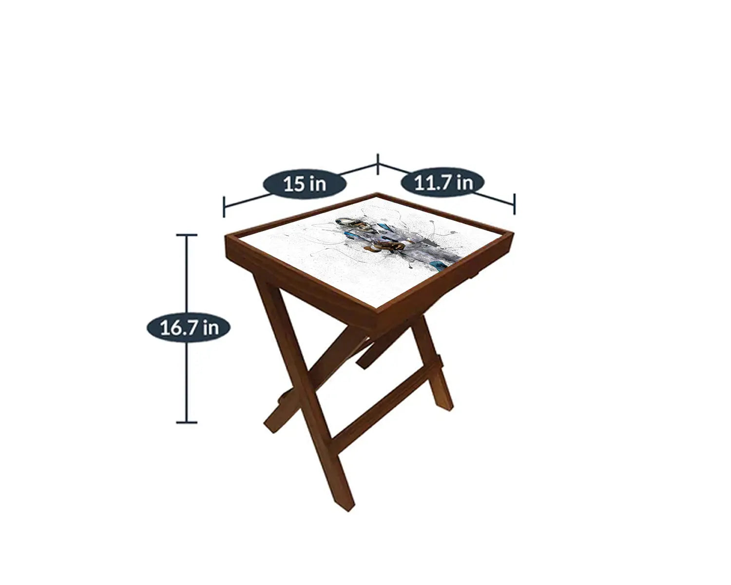 Cam Newton Splash Effect Coffee and Laptop Table 