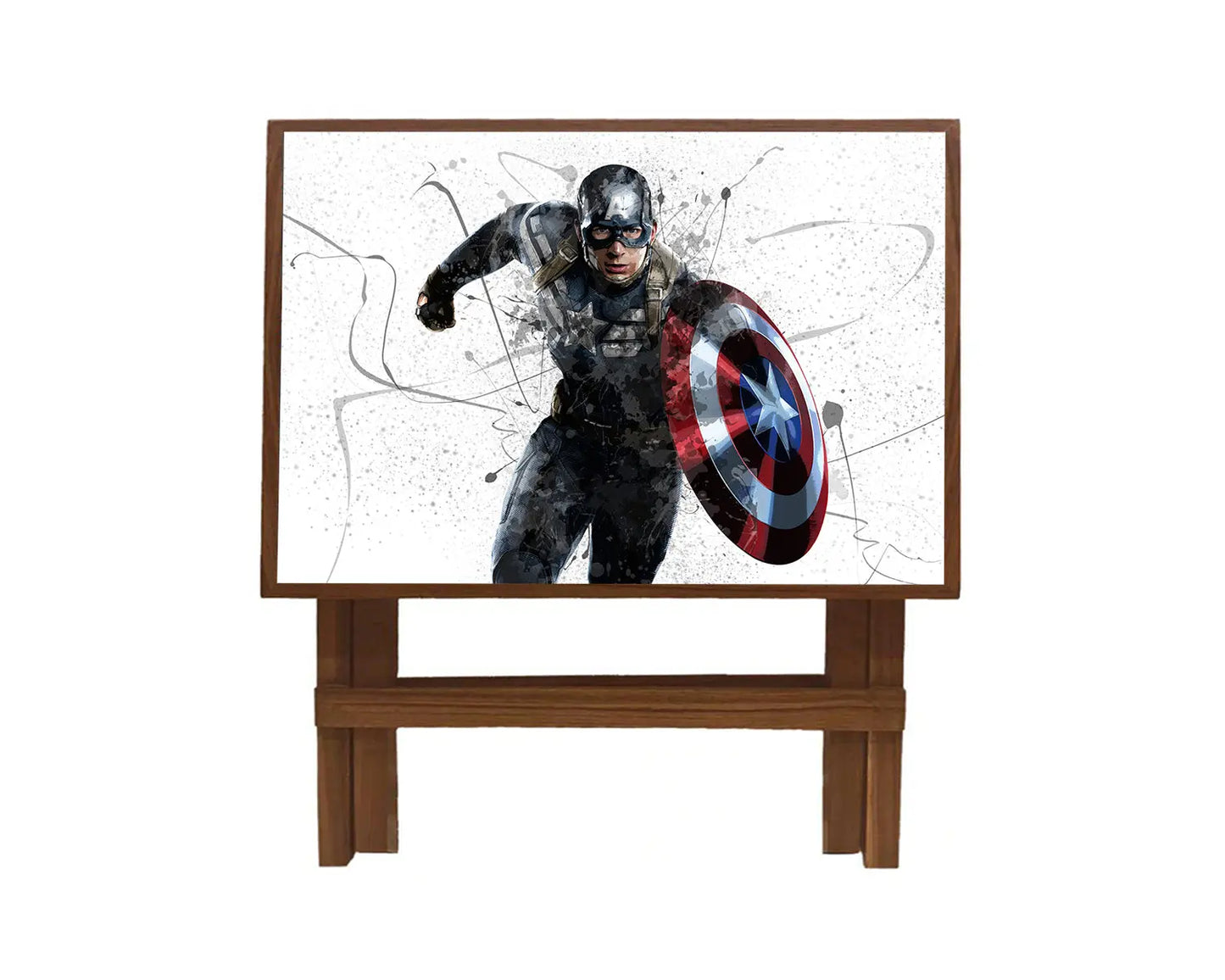 Captain America Splash Effect Coffee and Laptop Table 