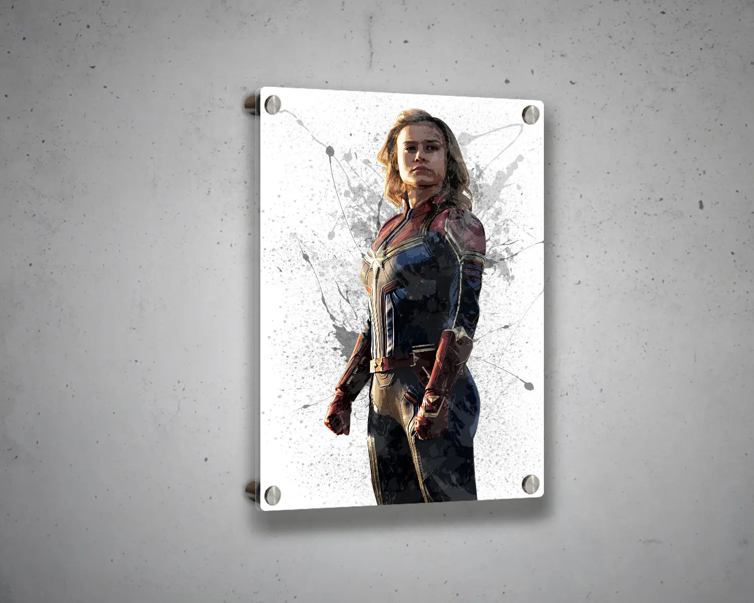 Captain Marvel Canvas Wall Art 