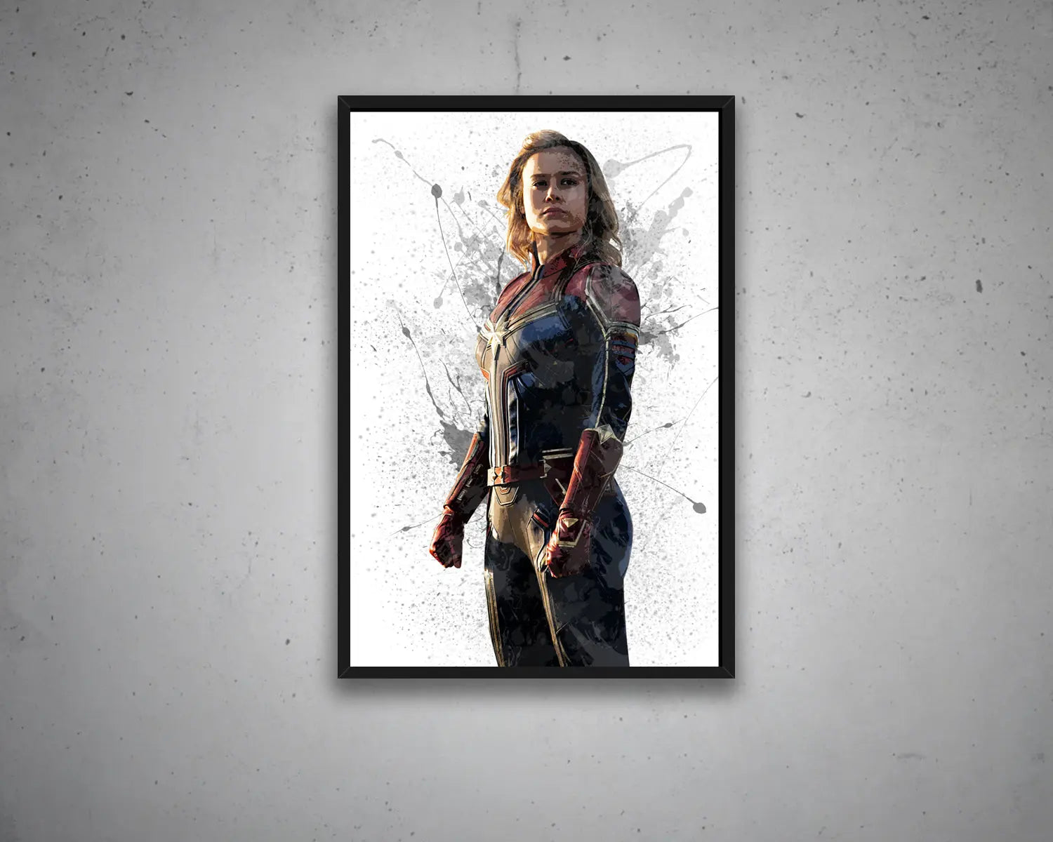 Captain Marvel Canvas Wall Art 