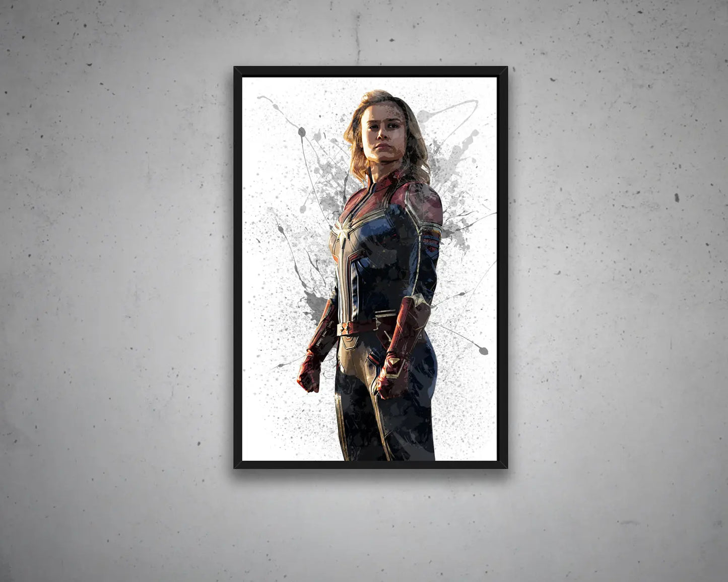 Captain Marvel Canvas Wall Art 