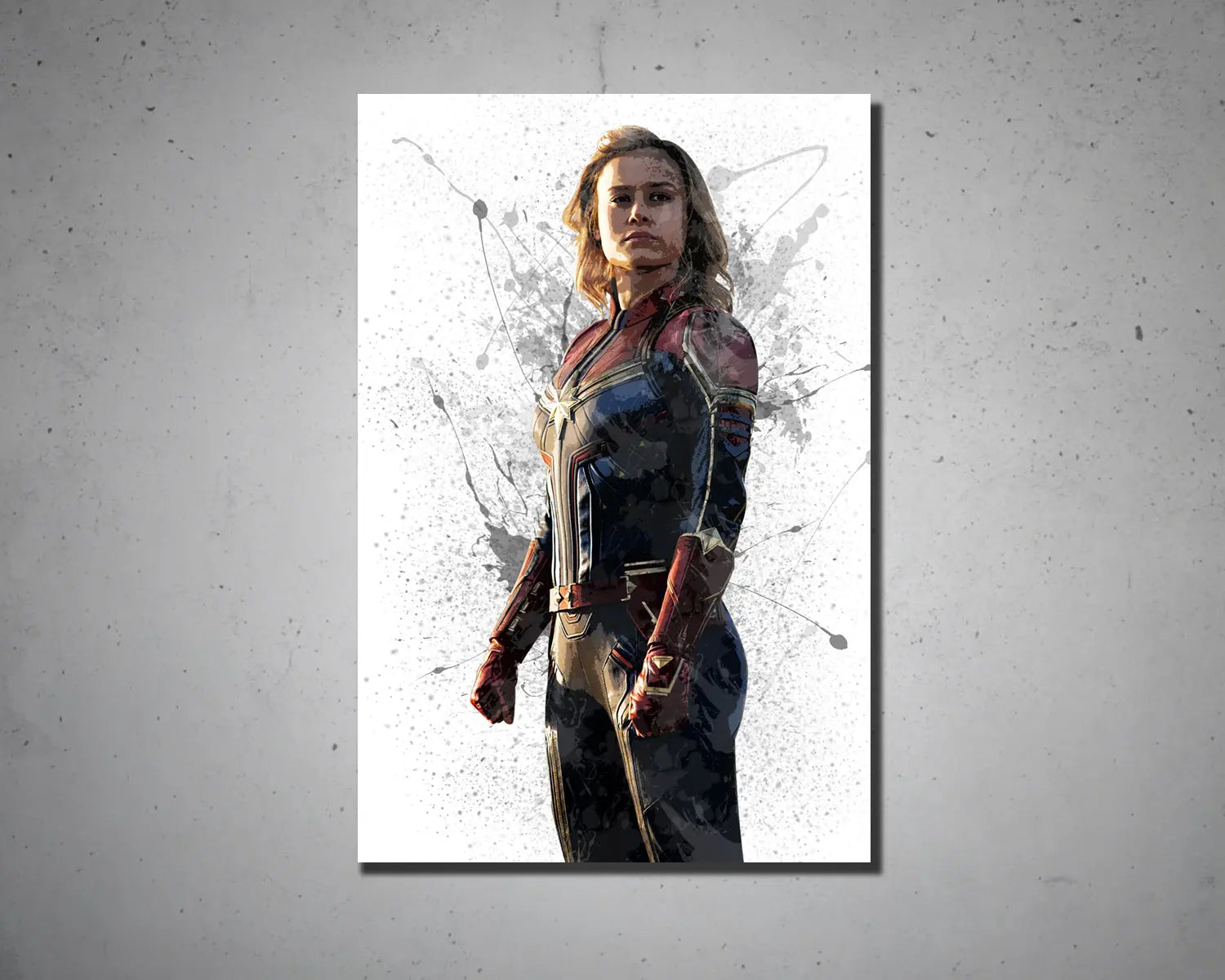 Captain Marvel Canvas Wall Art 