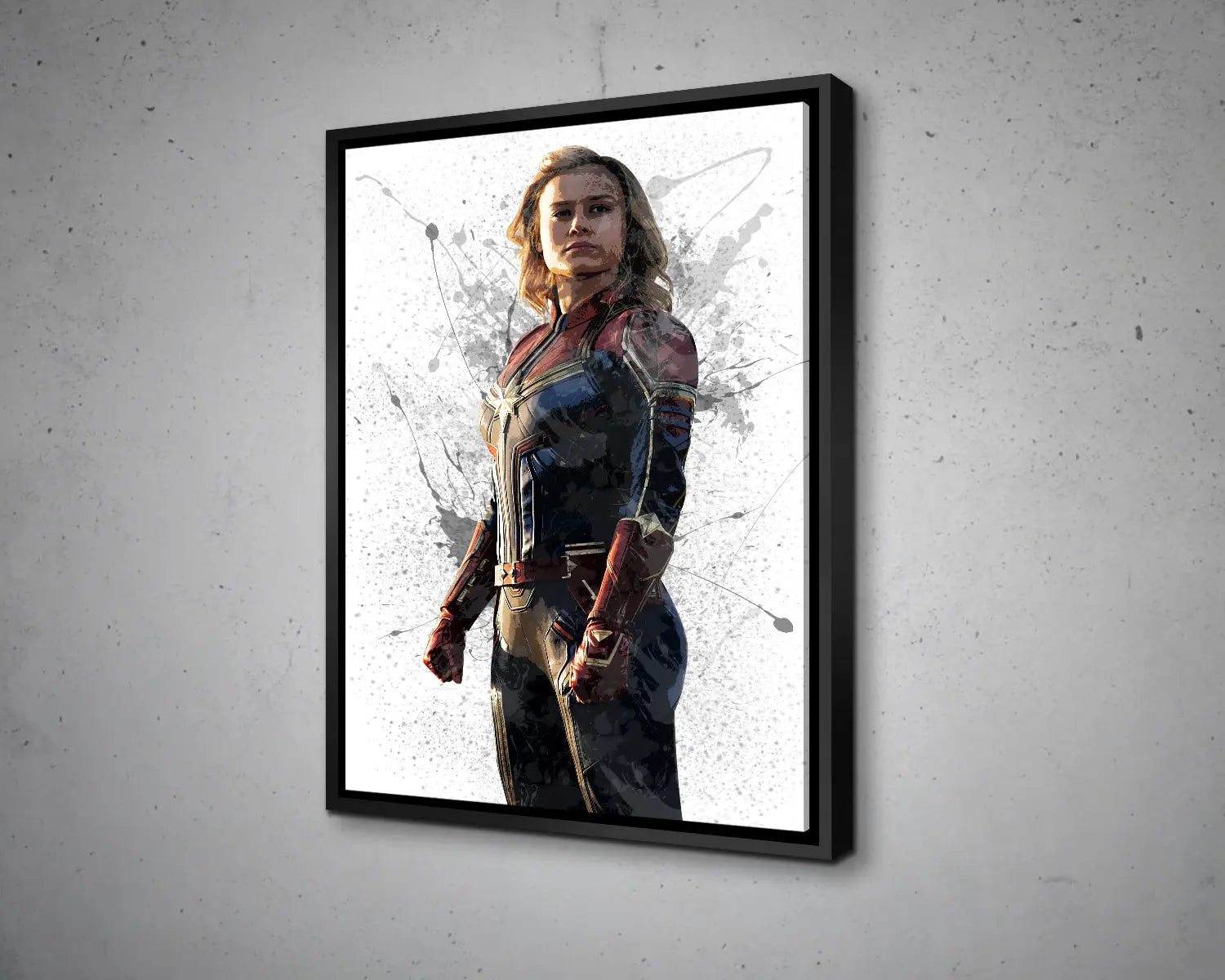 Captain Marvel Canvas Wall Art 