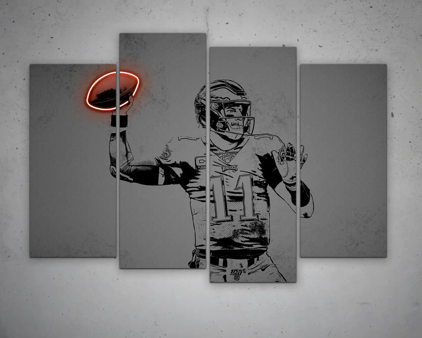 Carson Wentz Canvas Wall Art 