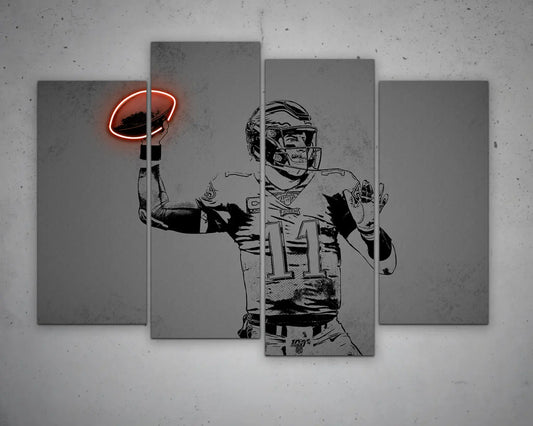 Carson Wentz Canvas Wall Art 