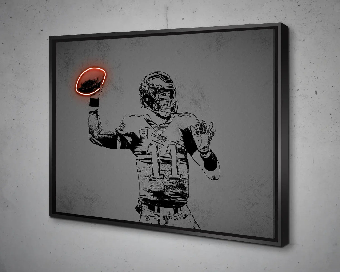 Carson Wentz Canvas Wall Art 