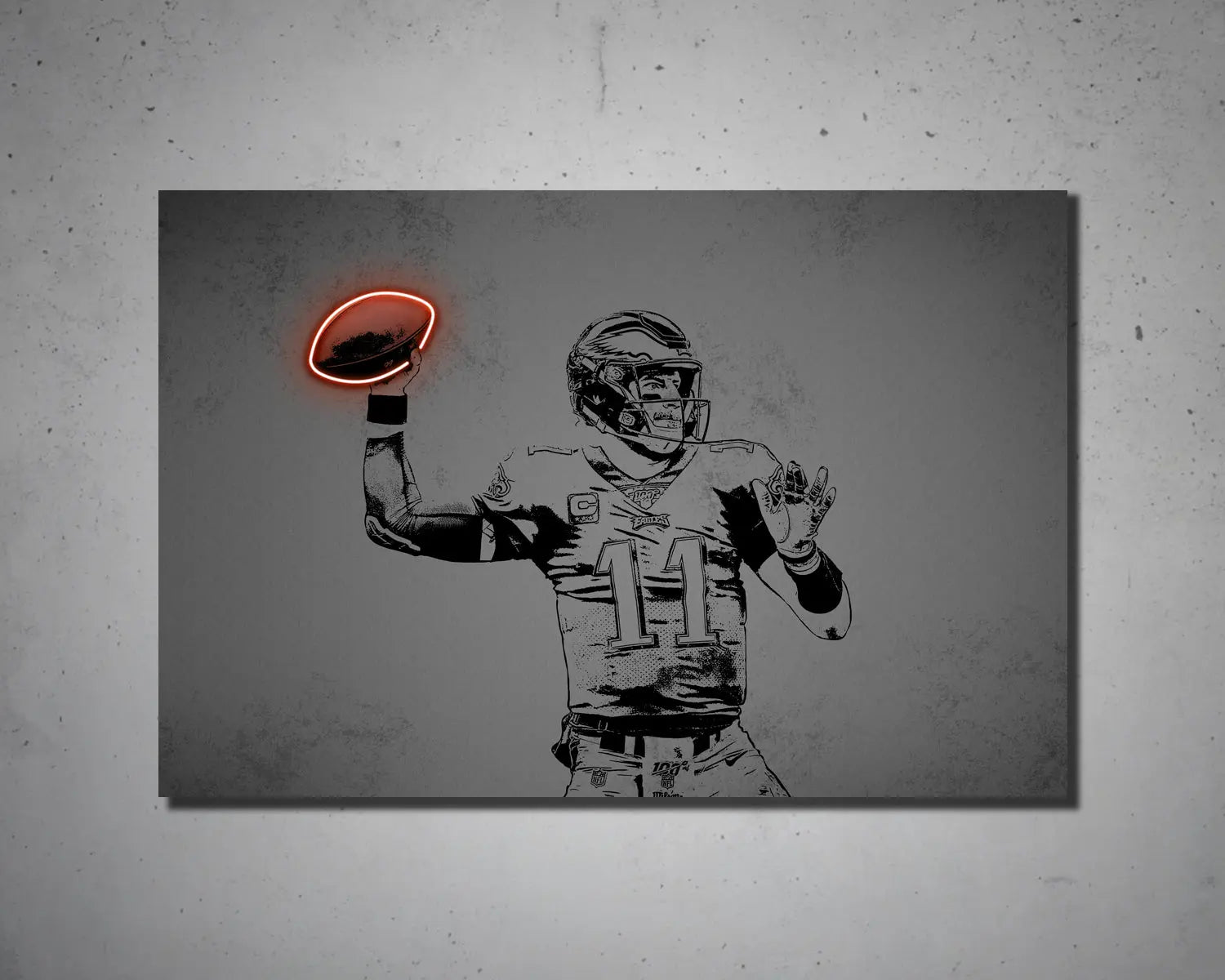 Carson Wentz Canvas Wall Art 