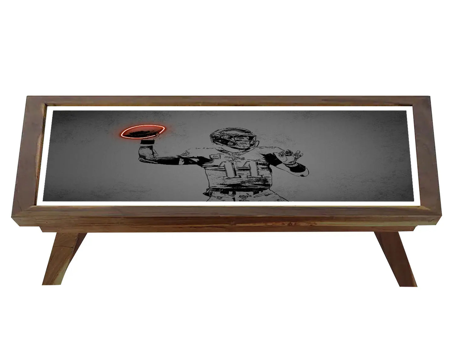 Carson Wentz Neon Effect Coffee and Laptop Table 