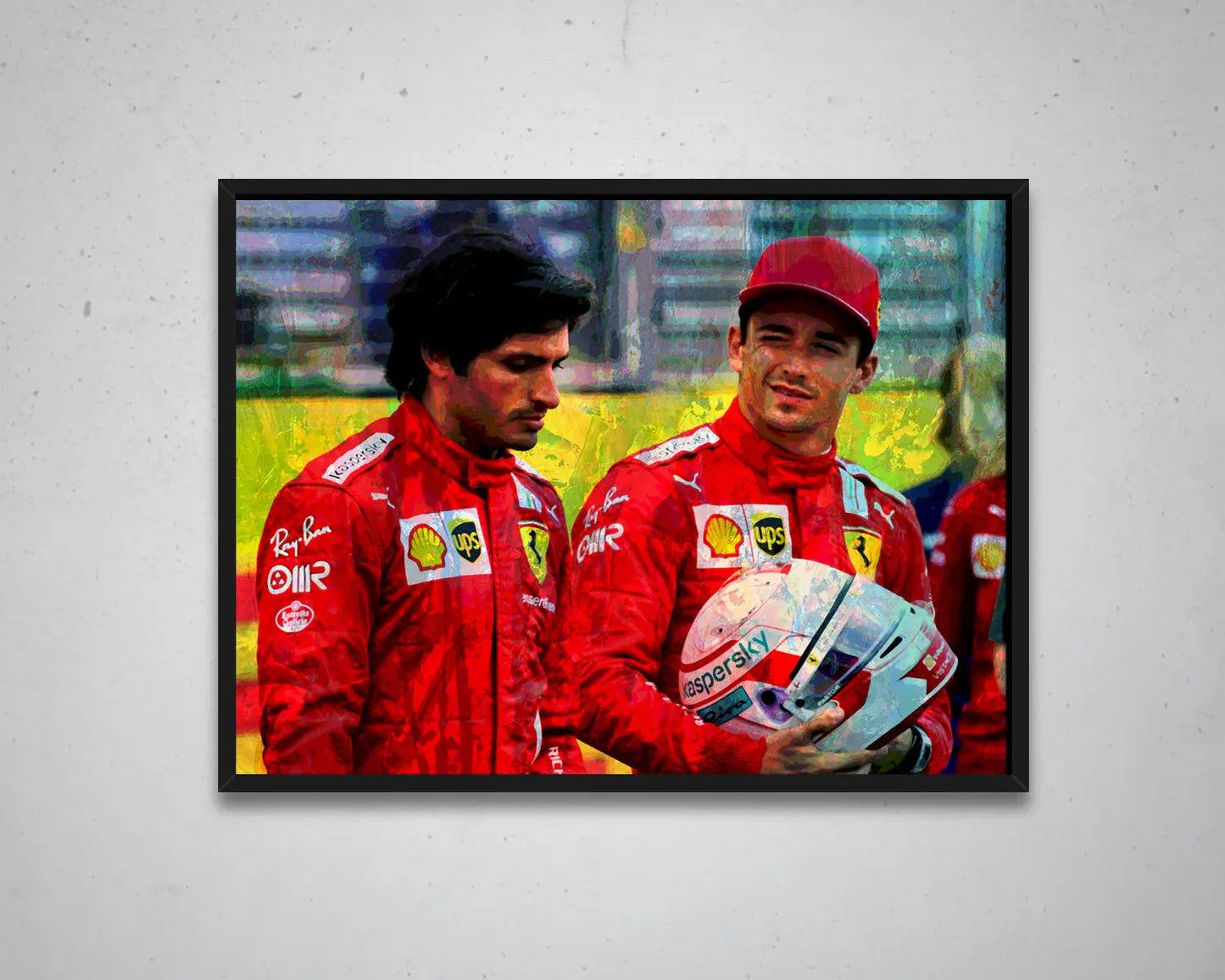 Charles Leclerc Multicolour Wall Art 