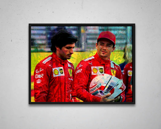 Charles Leclerc Multicolour Wall Art 