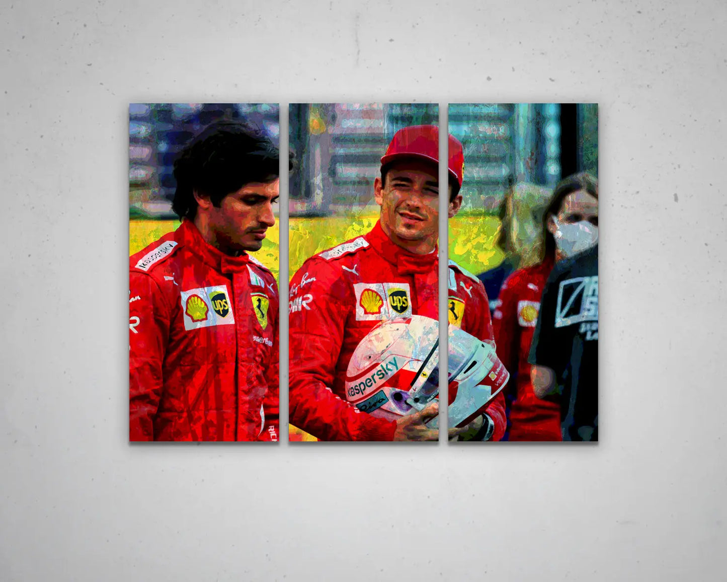 Charles Leclerc Multicolour Wall Art 