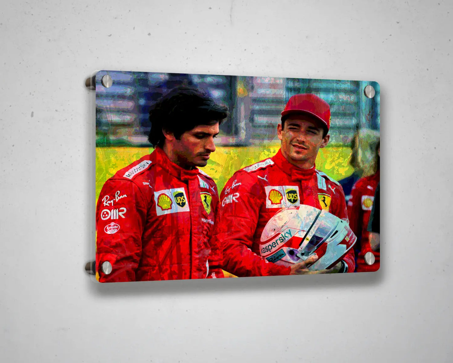 Charles Leclerc Multicolour Wall Art 
