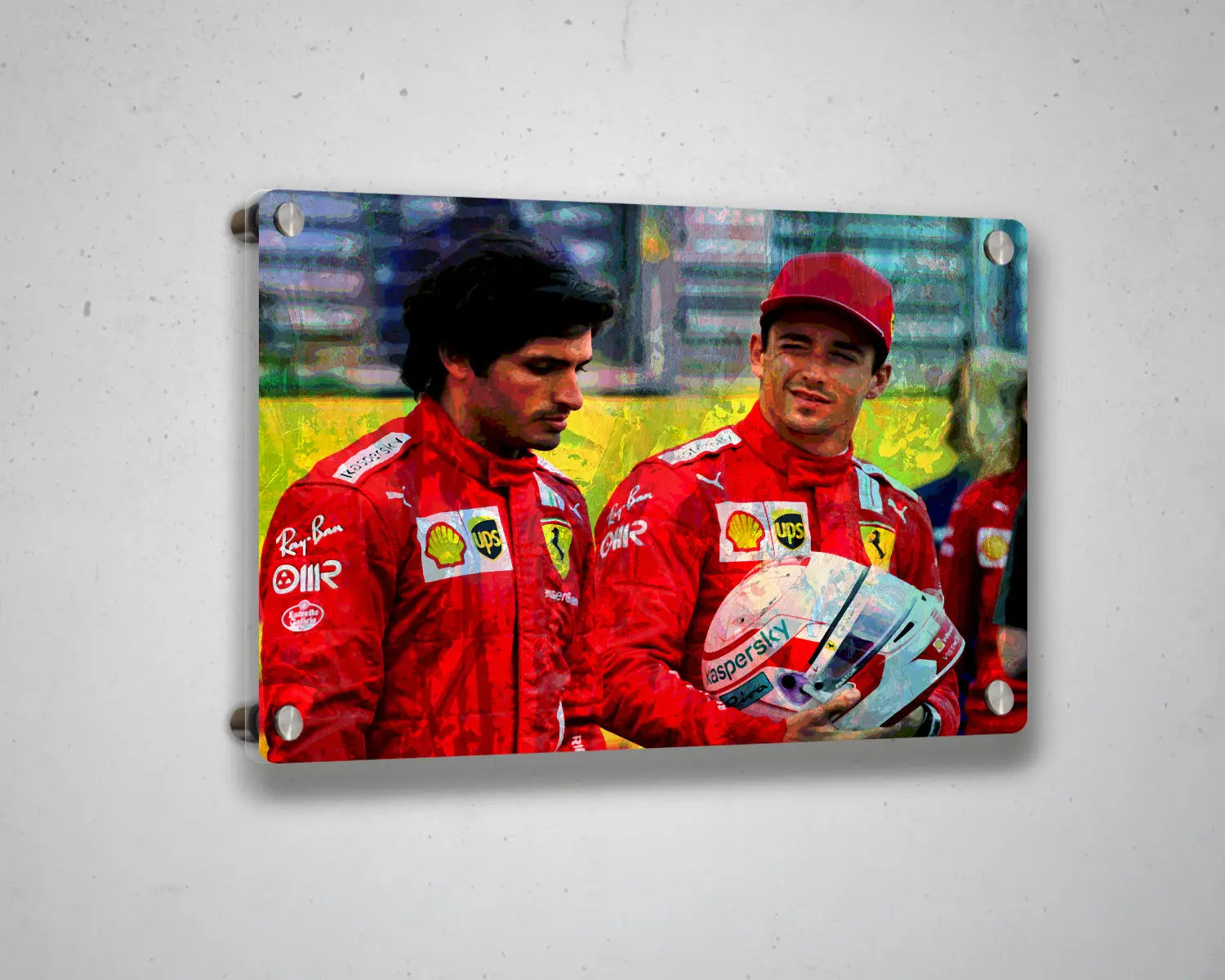 Charles Leclerc Multicolour Wall Art 