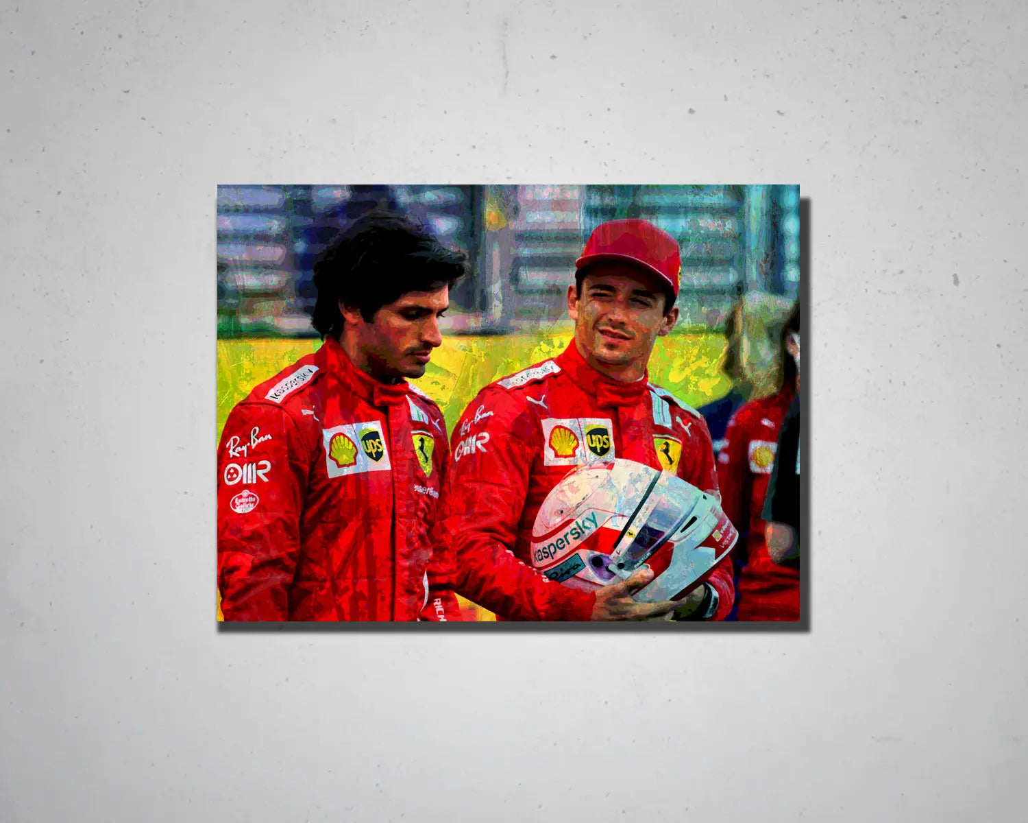 Charles Leclerc Multicolour Wall Art 