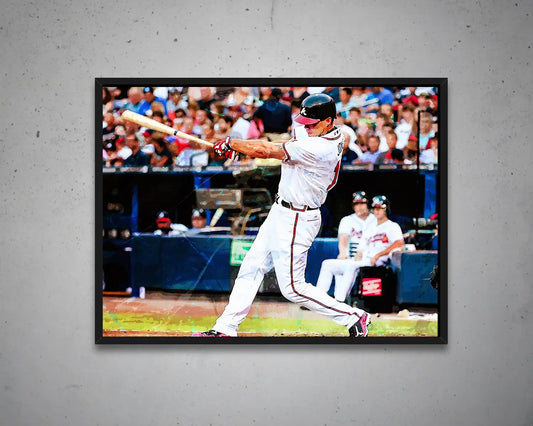 Chipper Jones Multicolour Wall Art