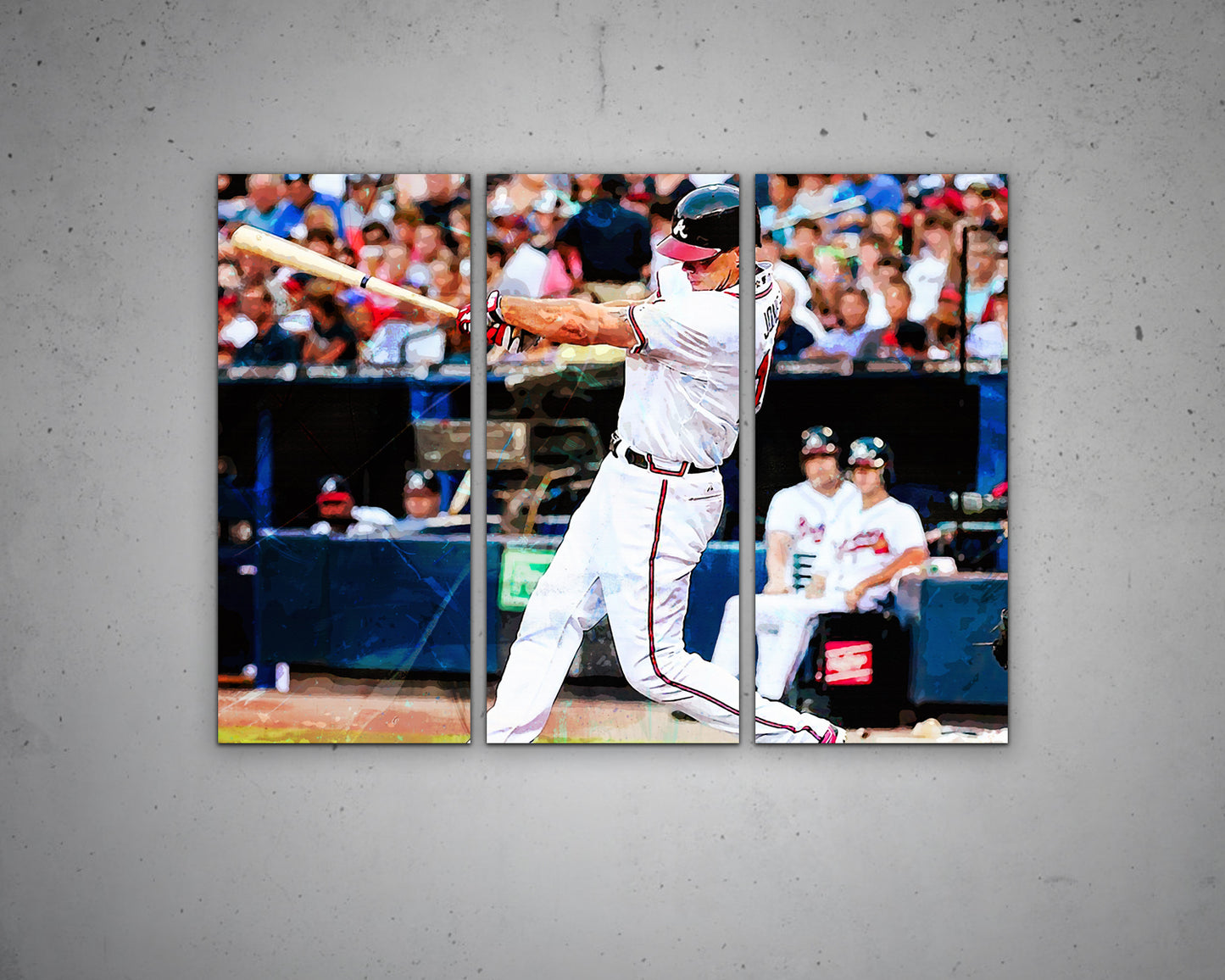 Chipper Jones Multicolour Wall Art 