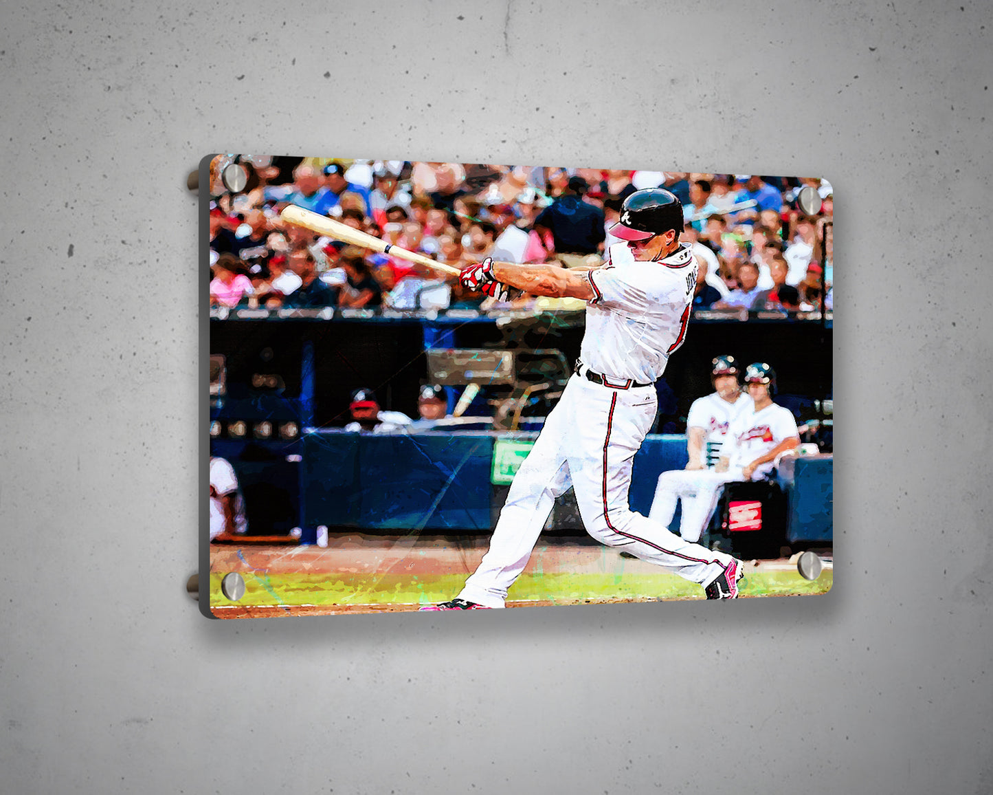 Chipper Jones Multicolour Wall Art 