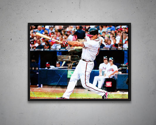 Chipper Jones Multicolour Wall Art
