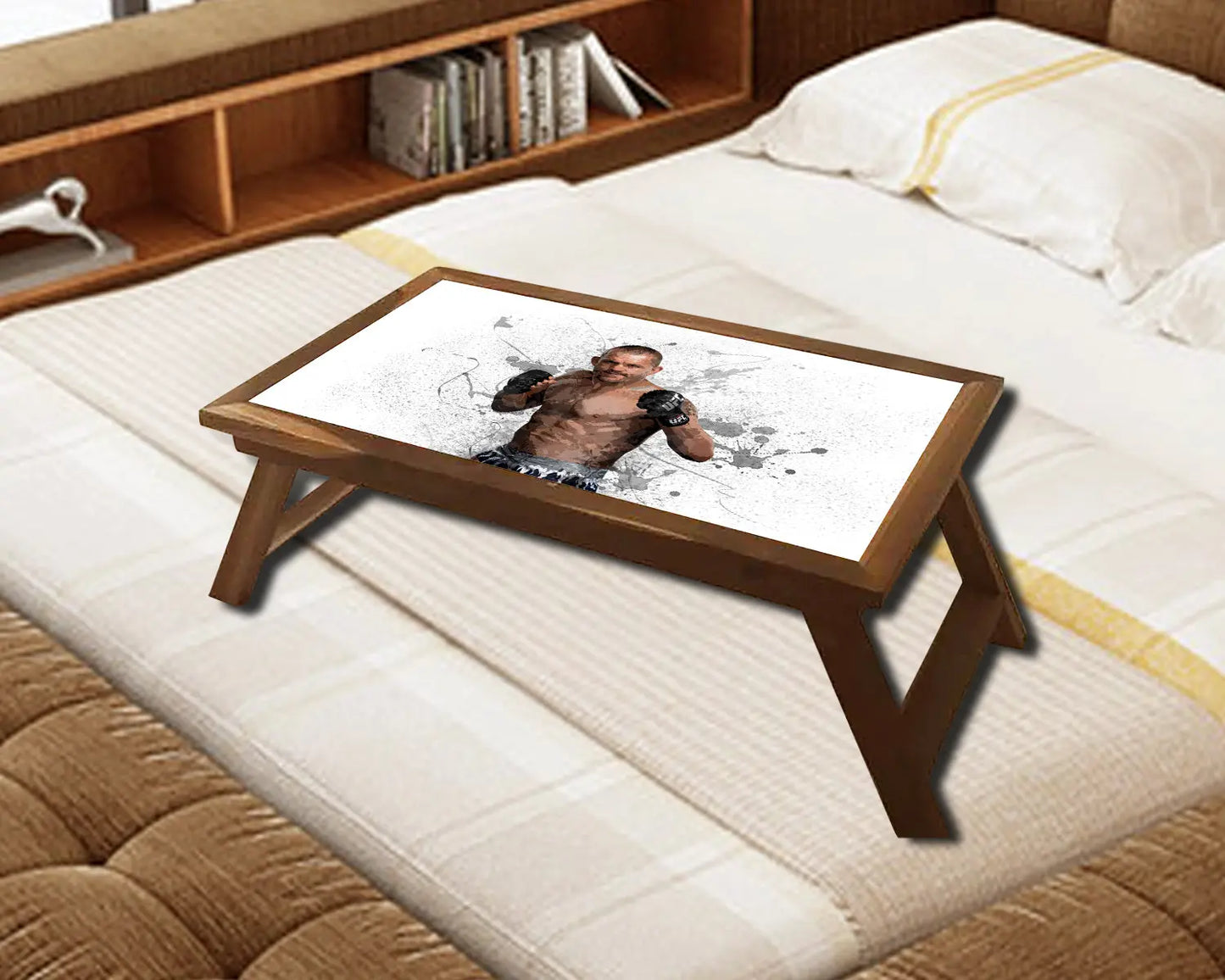 Chuck Liddell Splash Effect Coffee and Laptop Table 