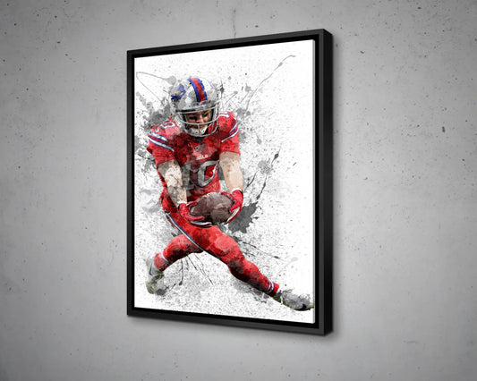 Cole Beasley Canvas Wall Art