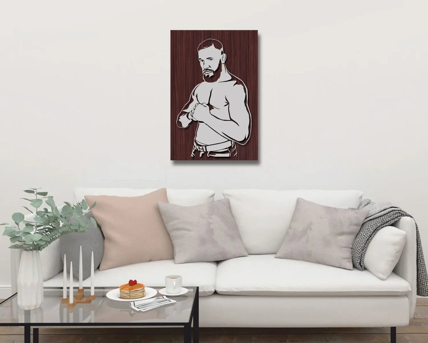 Conor McGregor LED Wooden Decal 