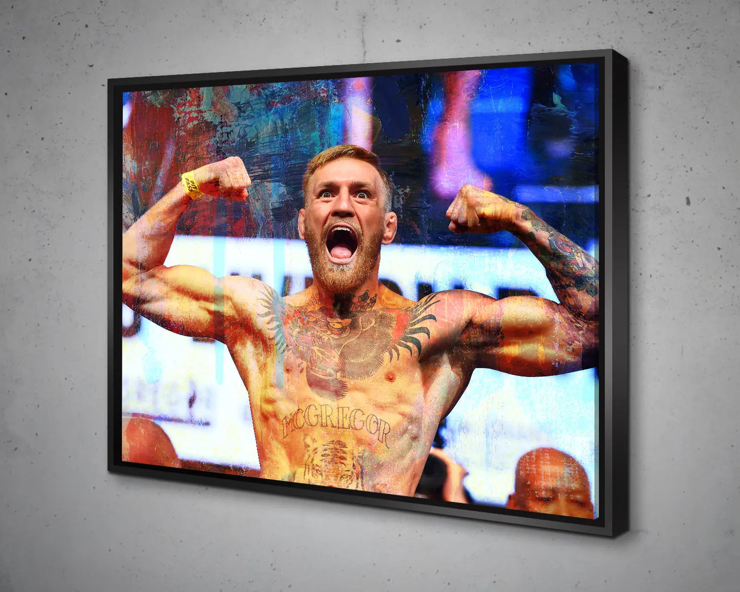 Conor McGregor Multicolour Wall Art 