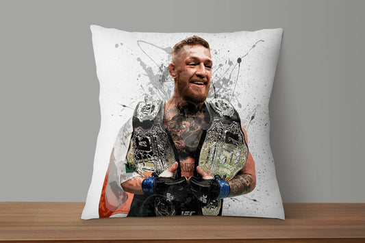 Conor McGregor Splash Effect Pillow