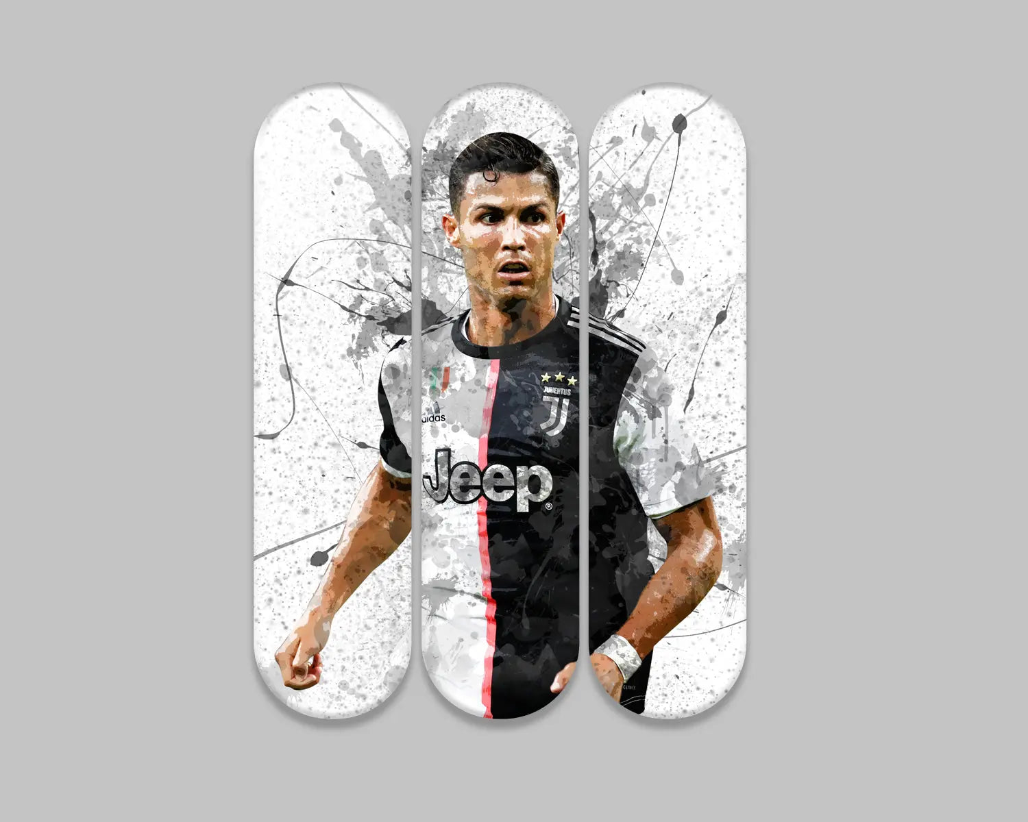 Cristiano Ronaldo Acrylic Skateboard Wall Art 