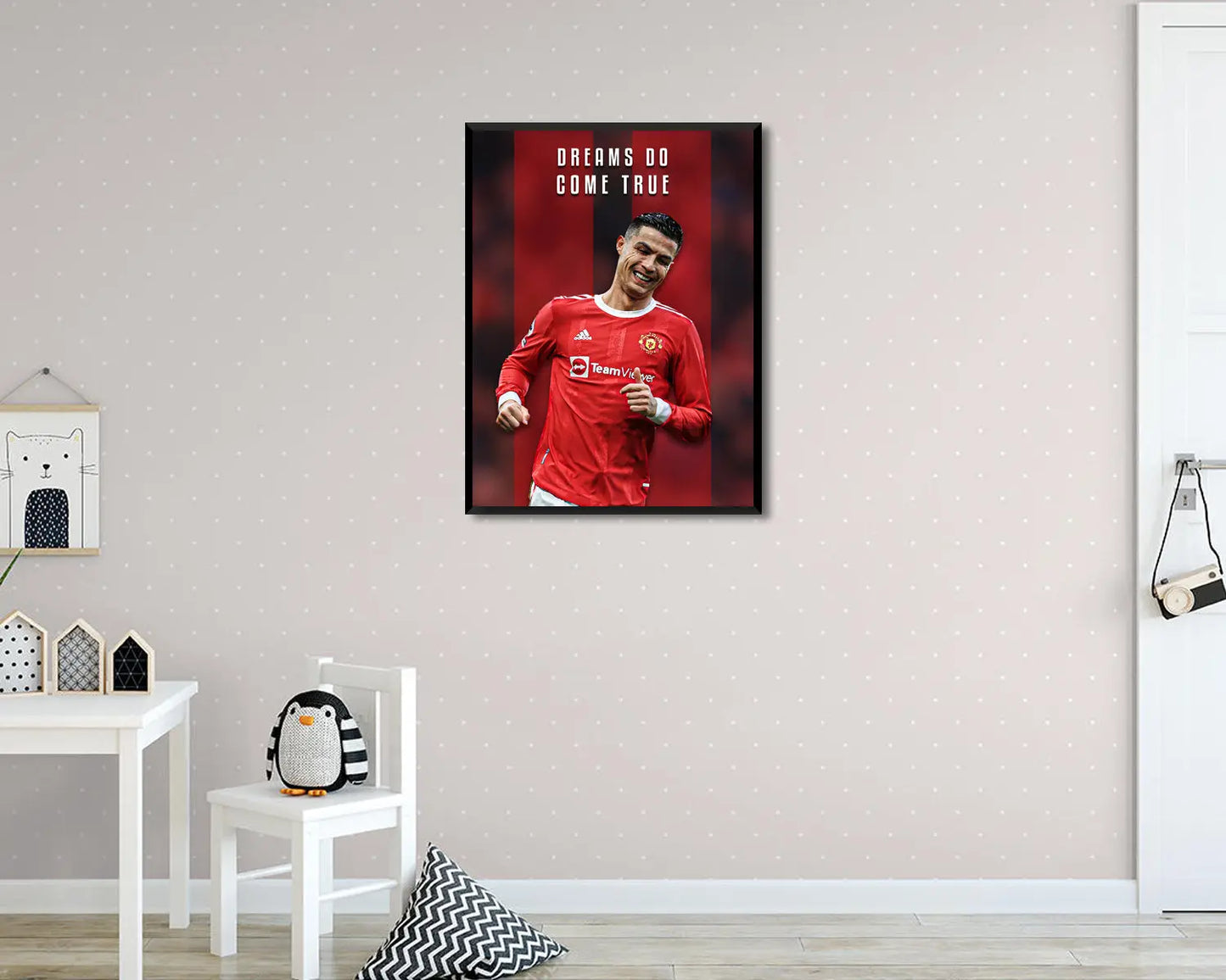 Cristiano Ronaldo Dreams do come true Canvas Wall Art 